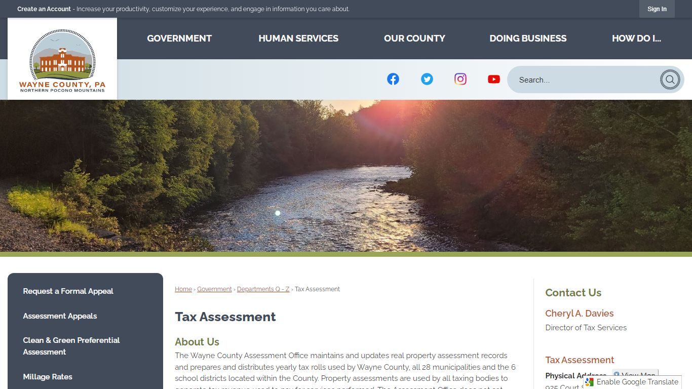 Tax Assessment | Wayne County, PA