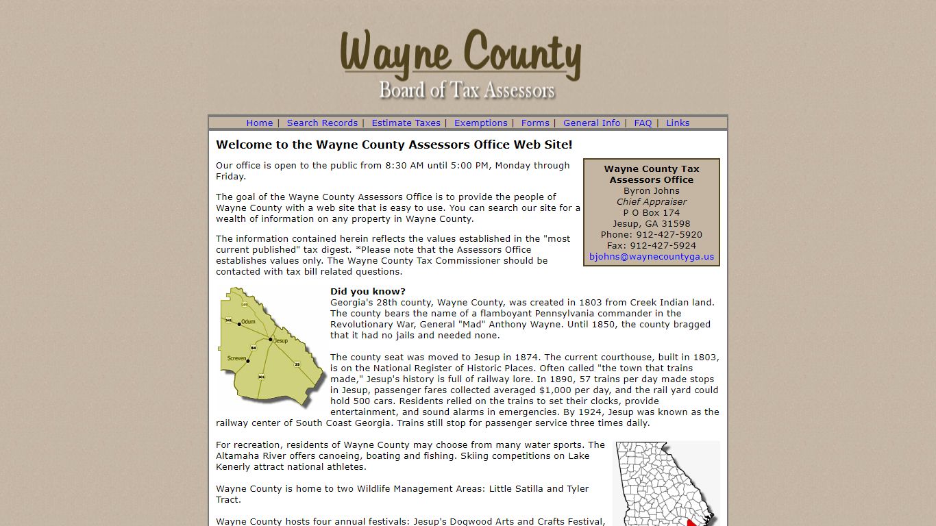 Wayne County Tax Assessor's Office - Schneider Geospatial